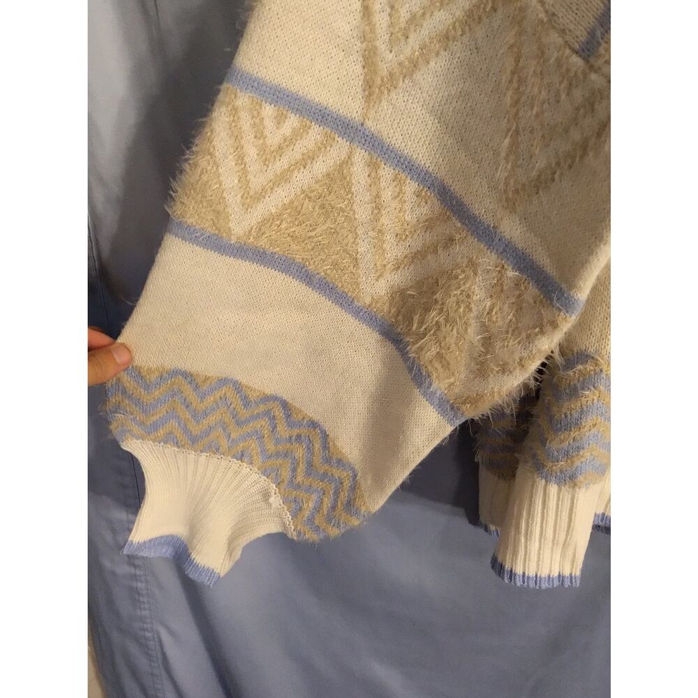 Davi & Dani Fuzzy Turtleneck Sweater - image 4